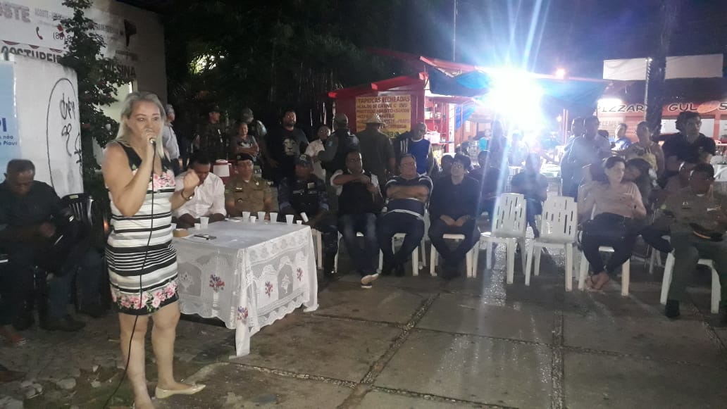Reunião popular com o tema Segurança na zona Sudeste de Teresina