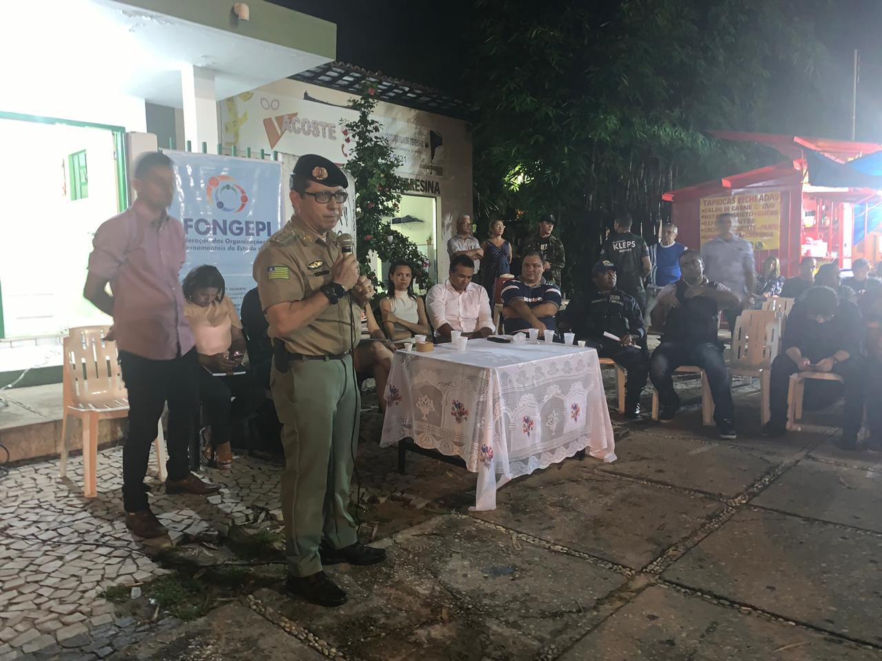 Reunião popular com o tema Segurança na zona Sudeste de Teresina