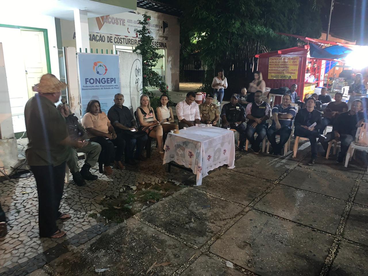 Reunião popular com o tema Segurança na zona Sudeste de Teresina