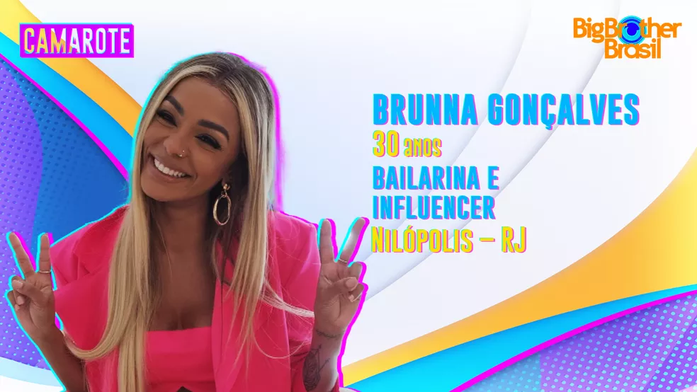 Brunna Gonçalves, do 'BBB22' — Foto: Divulgação