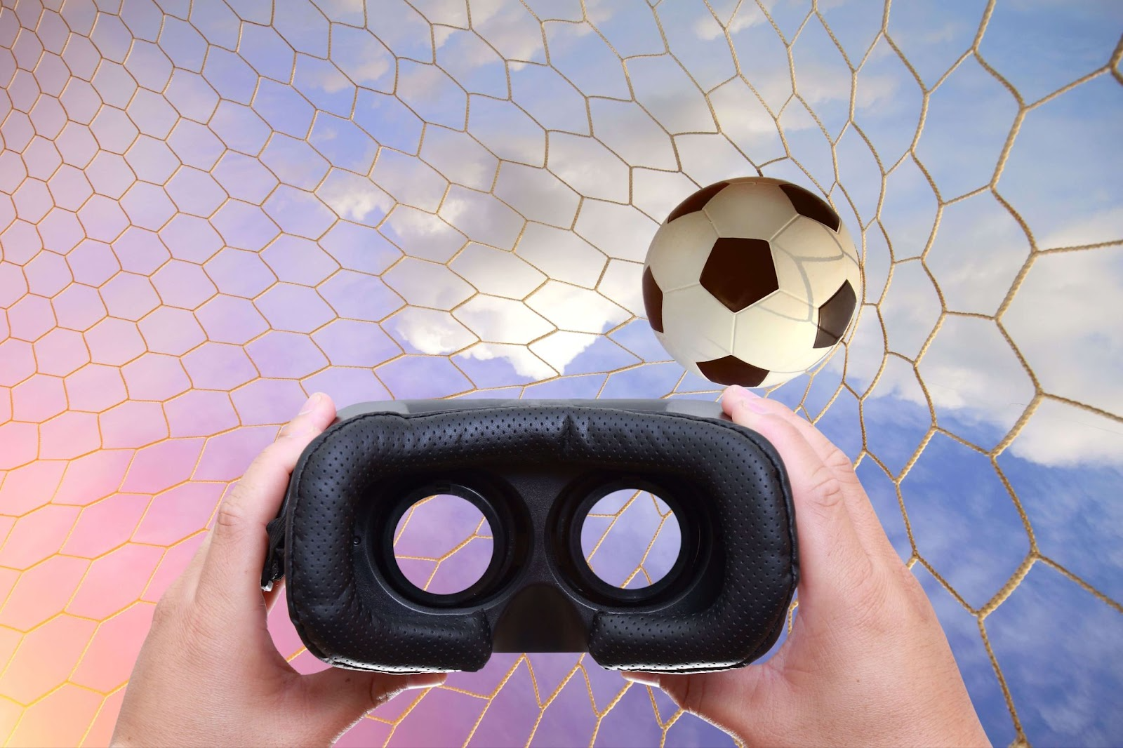 Óculos de realidade virtual nos esportes