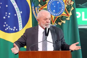 Brasília (DF), 03/07/2024 - Presidente Luiz Inácio Lula da Silva durante cerimônia de lançamento do Plano Safra 2024/2025. Foto: Valter Campanato/Agência Brasil