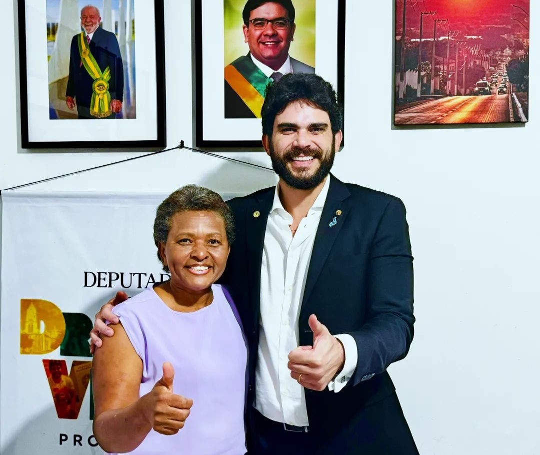 Dr. Marcus Vinícius Kalume e a vereadora Daguia Cruz