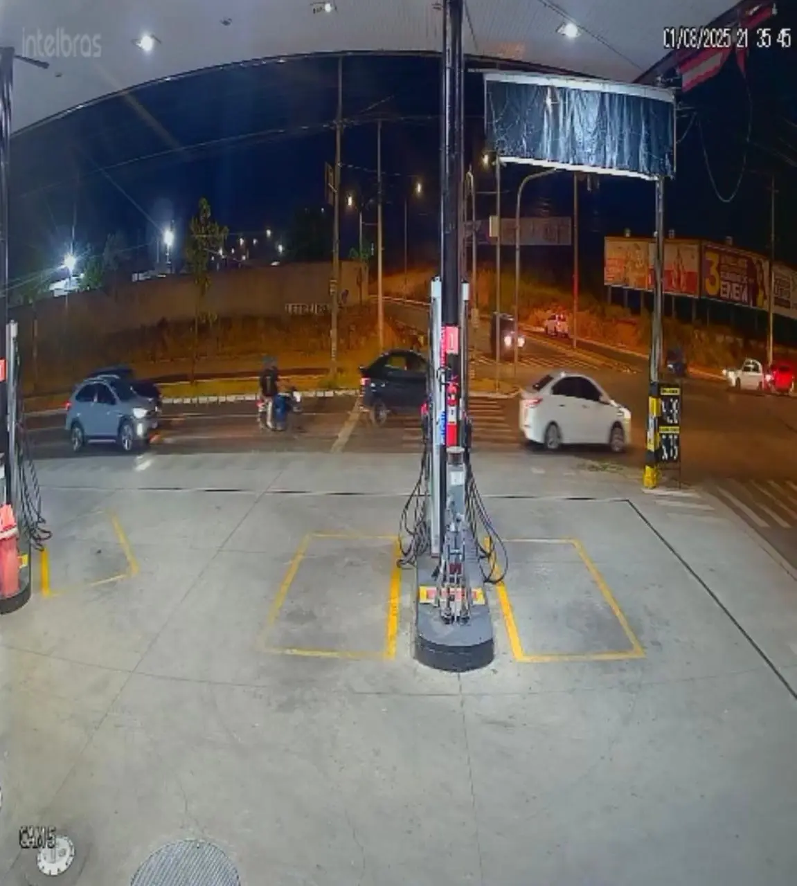 Acidente na zona Sul