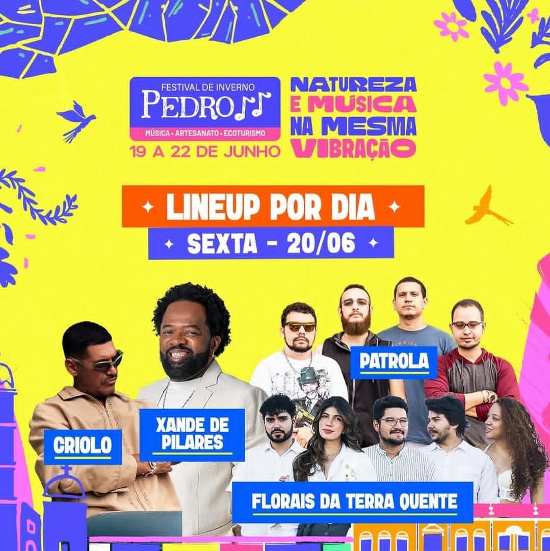 Segundo dia do Festival de Inverno agita a Serra com Criolo, Xande de Pilares, Florais da Terra Quente e Patrola