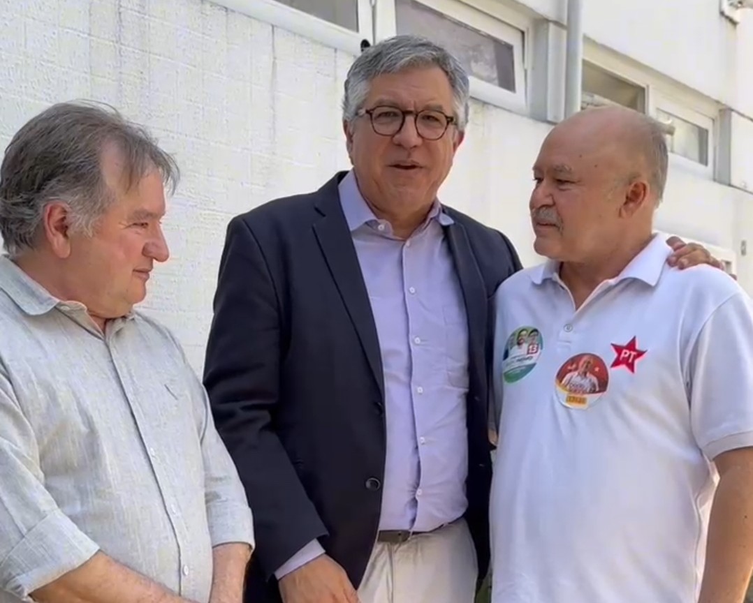 Merlong, Alexandre Padilha e Décio Solano