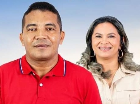 Aluizio Vaz e sua vice Jesus Costa