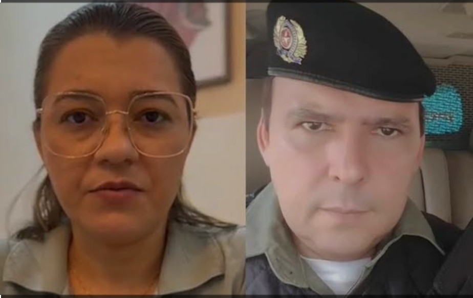 A mãe que fez a primeira denúncia e o coronel Ricardo Almeida