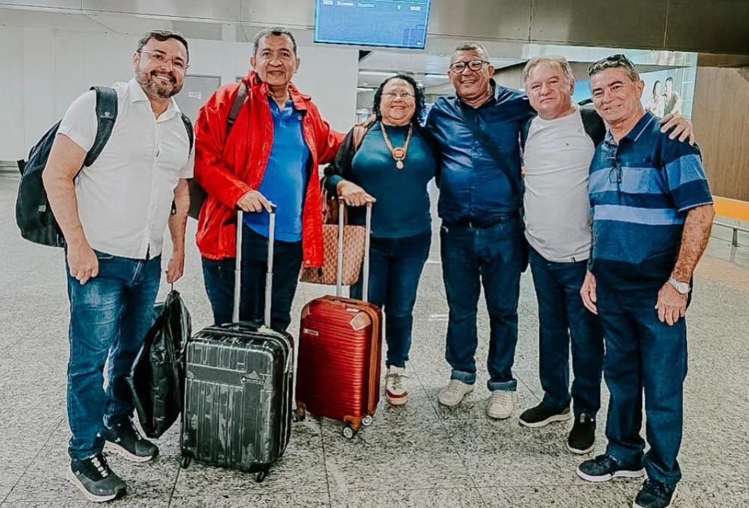 A comitiva do Piauí desembarcou em Brasília