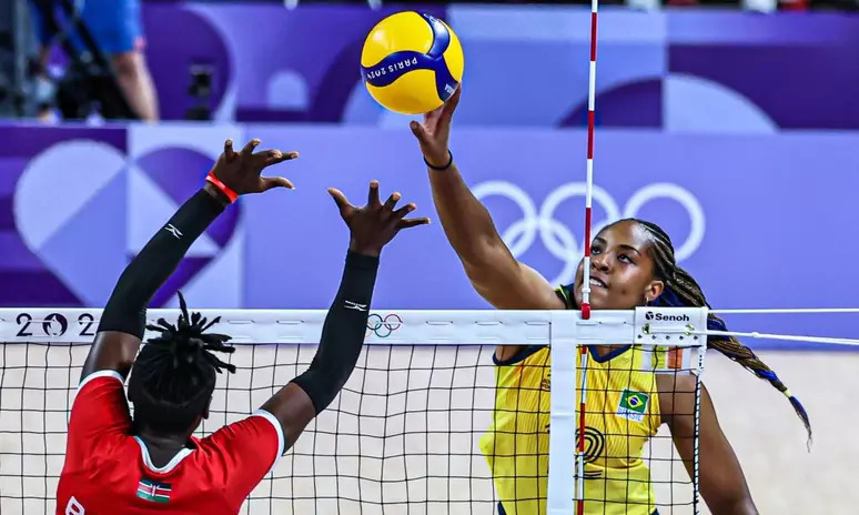 Seleção Brasileira Feminina de Vôlei tem vitória sobre o Quênia