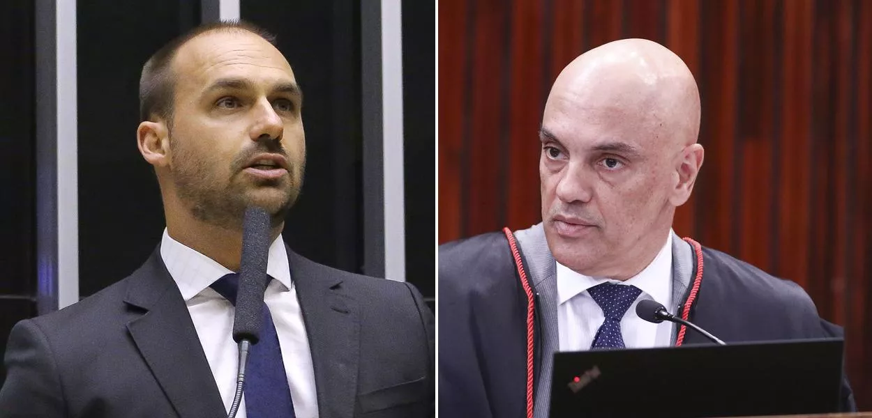 Moraes dá à PGR cinco dias para se manifestar sobre pedido de investigação contra Eduardo Bolsonaro