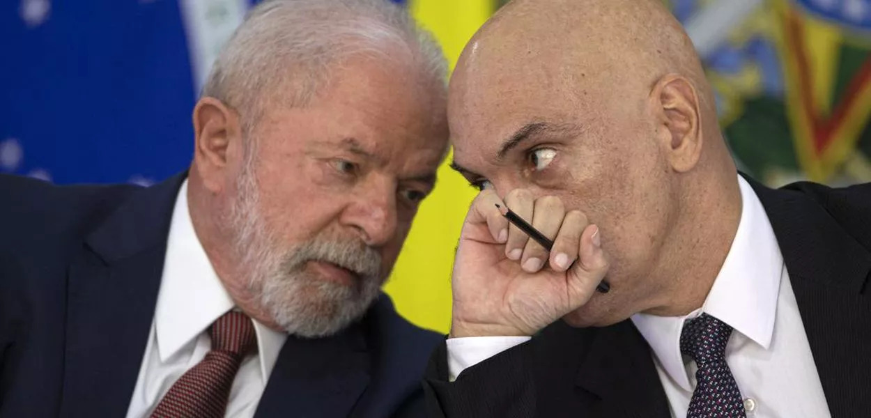 Luiz Inácio Lula da Silva e Alexandre de Moraes