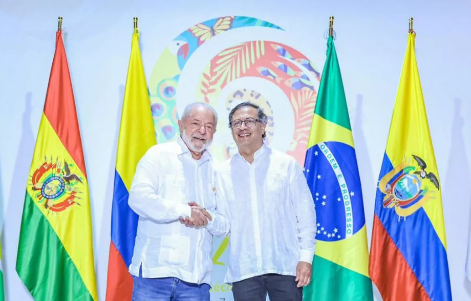 Presidente Lula e Gustavo Petro