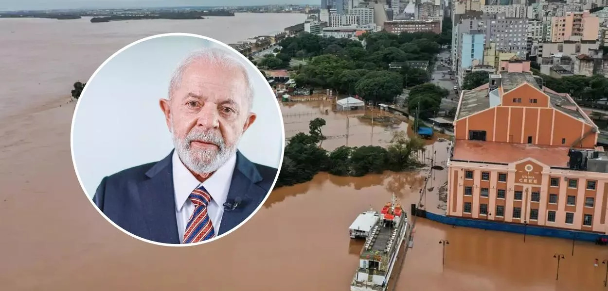 Lula e enchente no Rio Grande do Sul