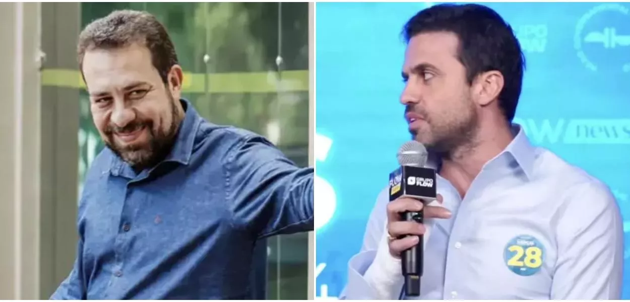 Guilherme Boulos e Pablo Marçal