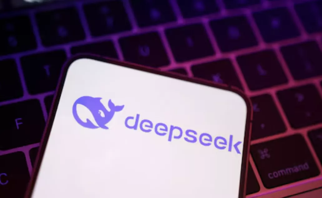 O logotipo da DeepSeek é visto nesta ilustração tirada em 27 de janeiro de 2025