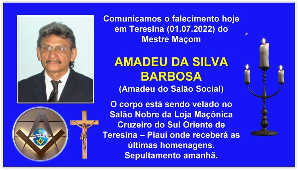 Falece Amadeu Barbosa