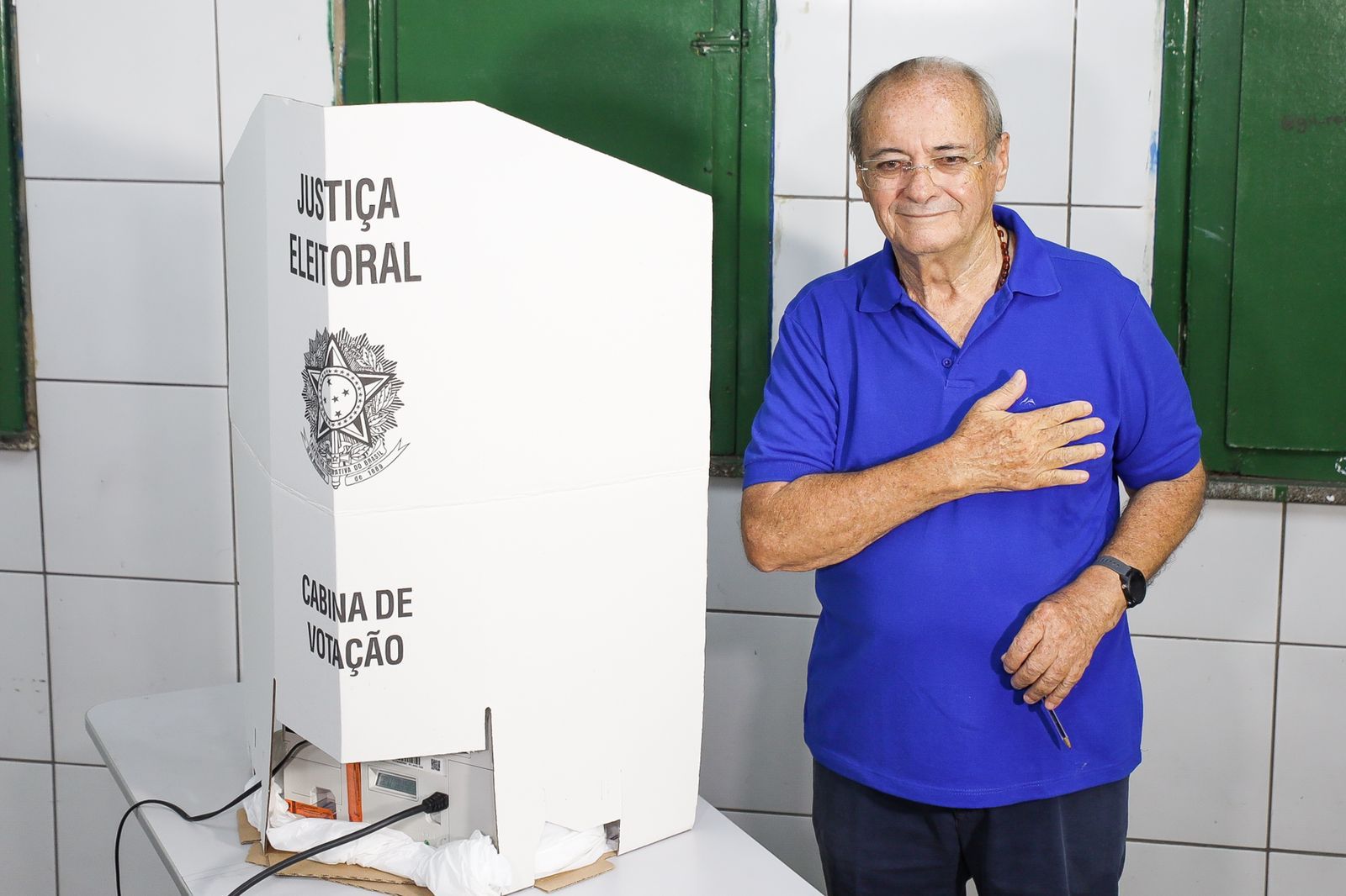 Silvio Mendes durante a votação