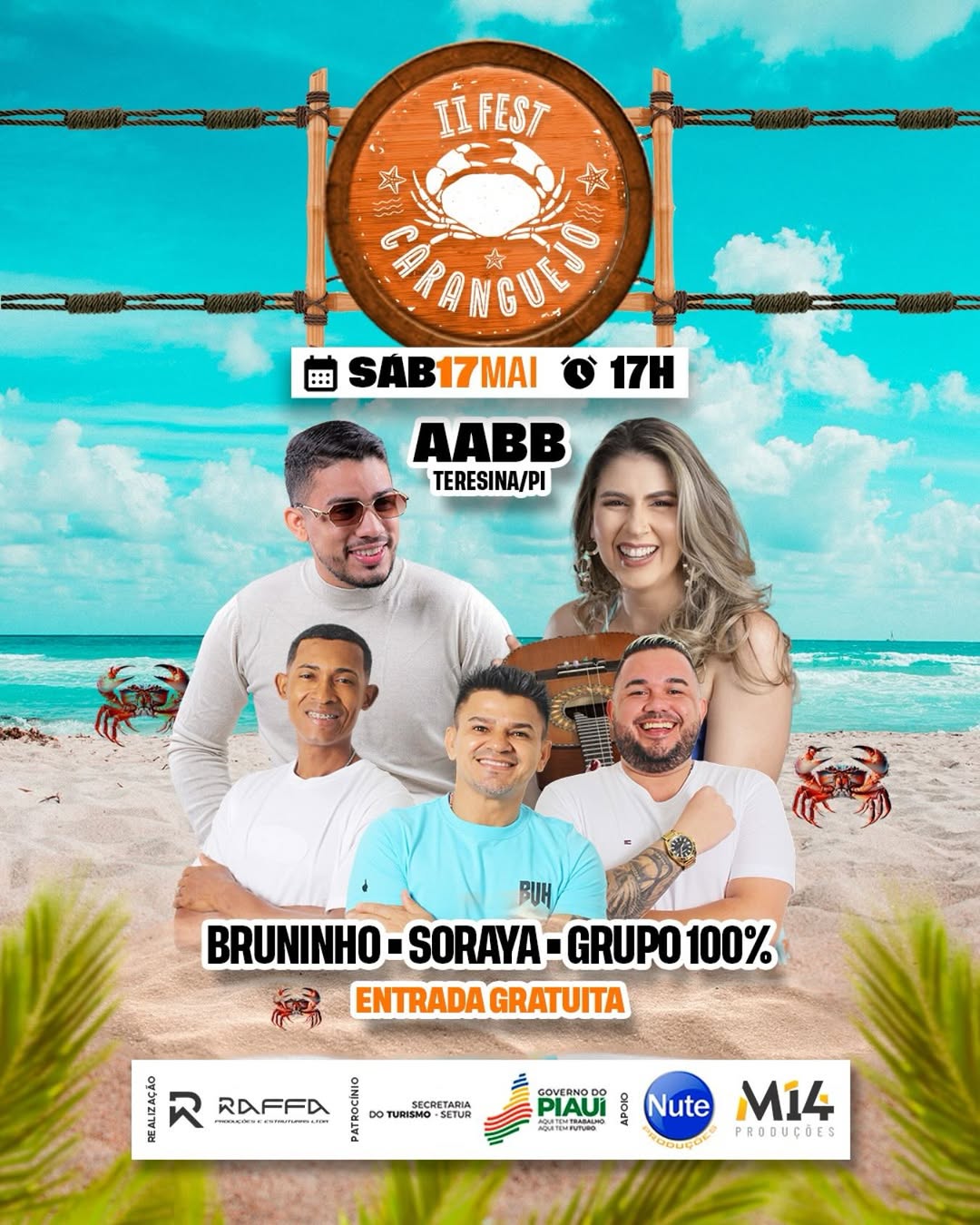 Segunda edição do Fest Caranguejo