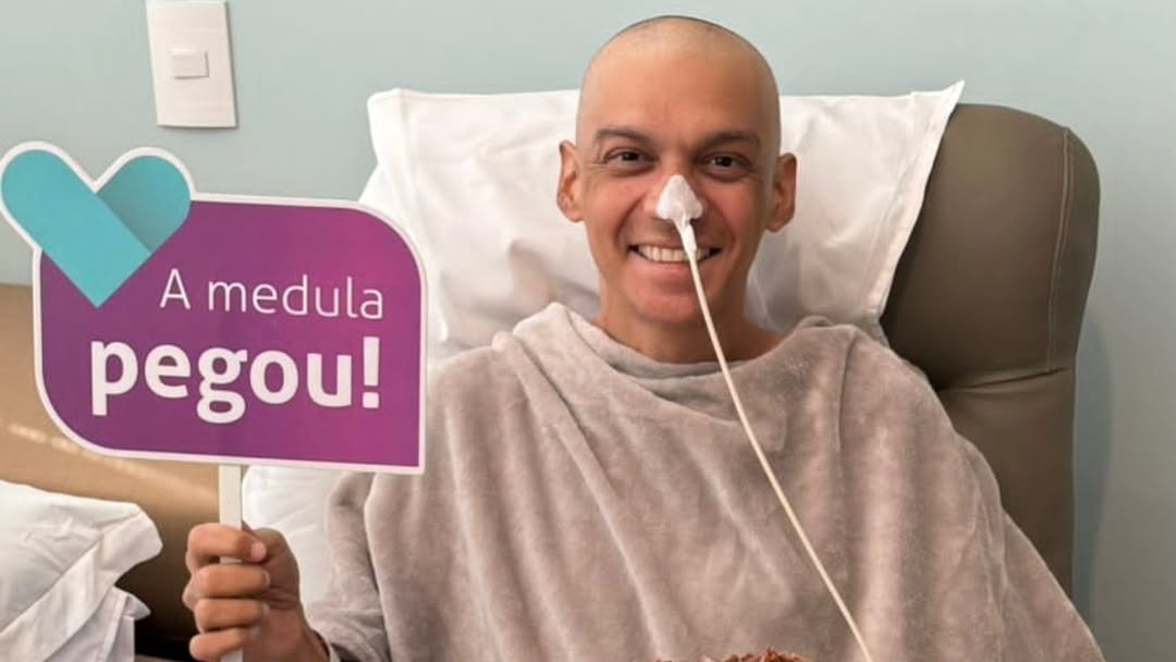Bruno Neto recebeu alta hospitalar após transplante de medula