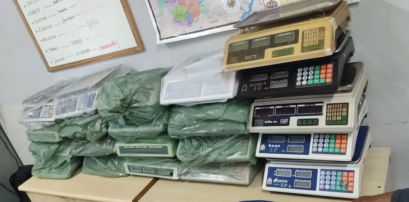 Balanças fraudadas apreendidas pelo IMEPI