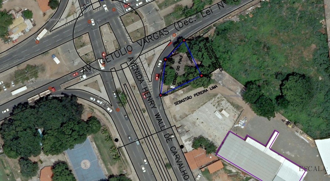 Estado vai leiloar terreno localizado na Avenida Henri Wall de Carvalho