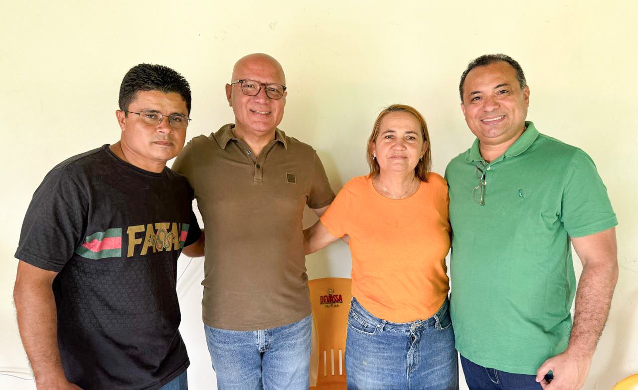 Franzé Silva e Evaldo Gomes reforçaram o apoio a pré-candidatura de Pedrina Lopes para prefeita de Prata do Piauí