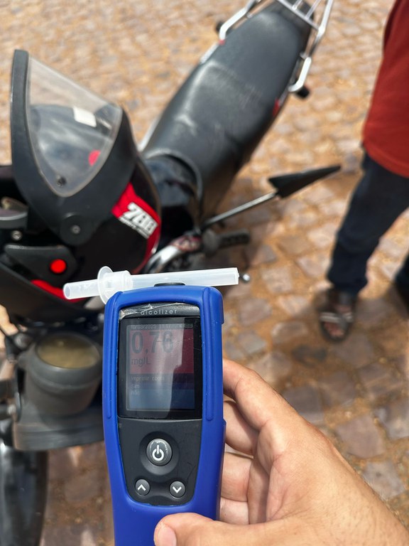 PRF prende motociclista de 51 anos por embriaguez ao volante na BR-316