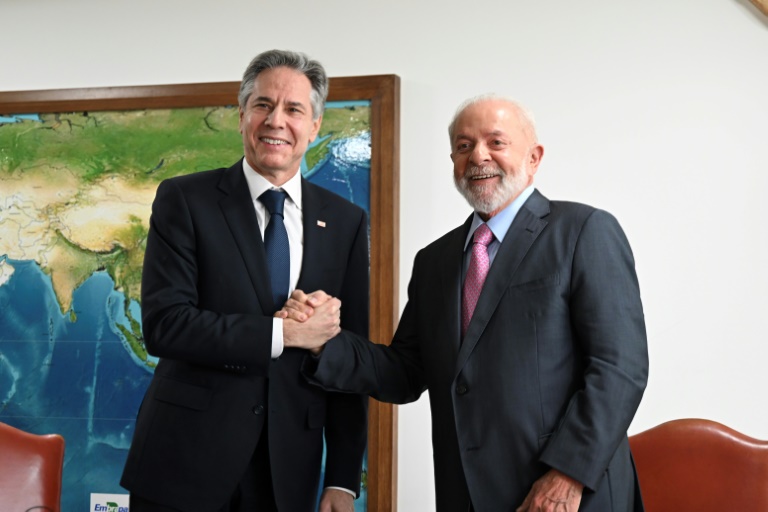 Presidente Lula e o secretário dos Estados Unidos, Anthony Blinken