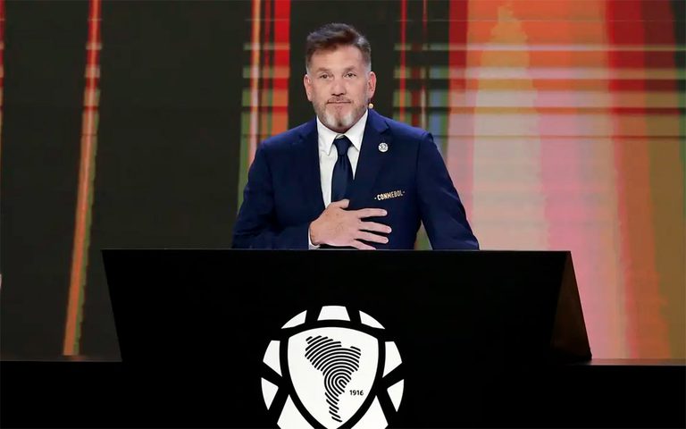 Presidente da Confederação Sul-Americana de Futebol, Alejandro Dominguez