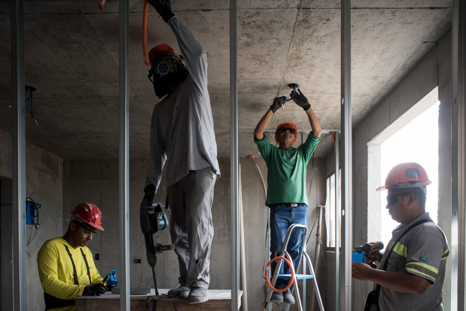 Trabalhadores da construção civil