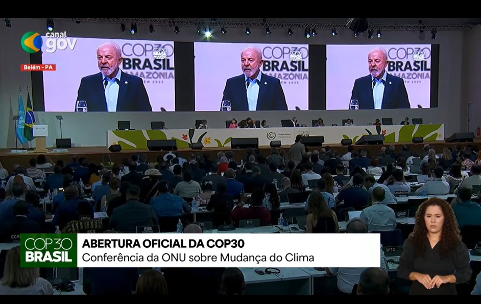 Cerimônia da COP40 em Belém (PA)