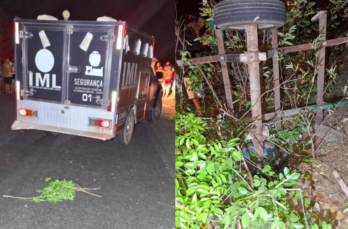 Colisão entre caminhão e carroça deixa um morto e dois feridos no Piauí