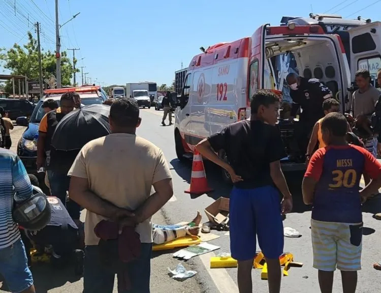 Acidente deixa três pessoas feridas em Campo Maior