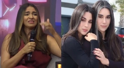 Advogada Nathalia Freitas e as gêmeas Thamyres e Thayses