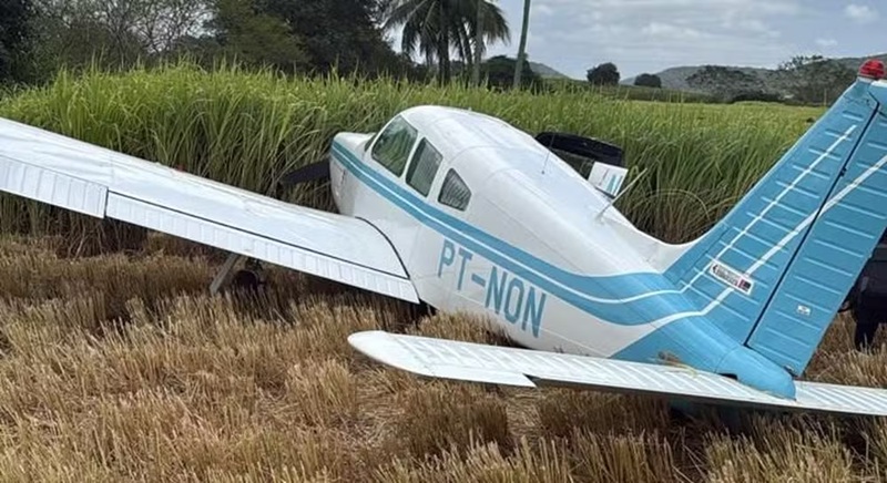 Aeronave do prefeito de João Pessoa faz pouso forçado após pane elétrica