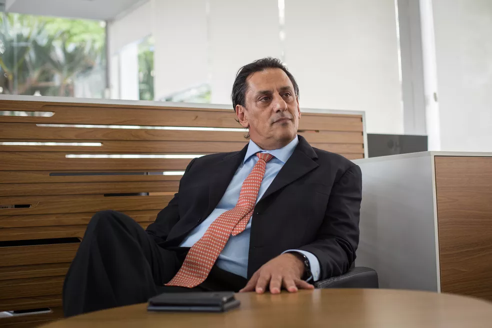 Foto de arquivo de 1º de outubro de 2019 de Frederick Wassef, advogado de Flávio Bolsonaro, durante entrevista em Brasília