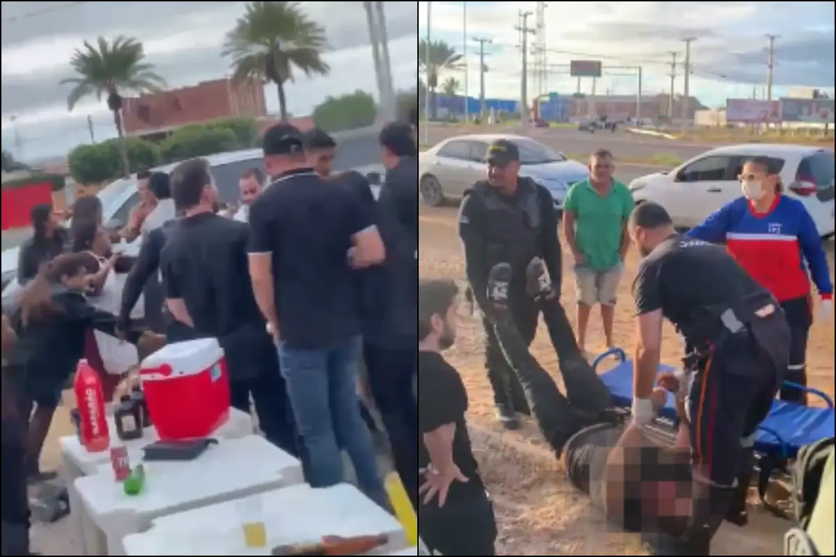 Vídeo que registrou agressões ao empresário Erlan Oliveira foi gravado por testemunhas