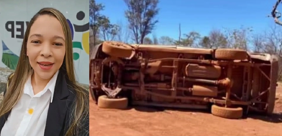 Indira Rocha estava com os filhos e uma babá na caminhonete