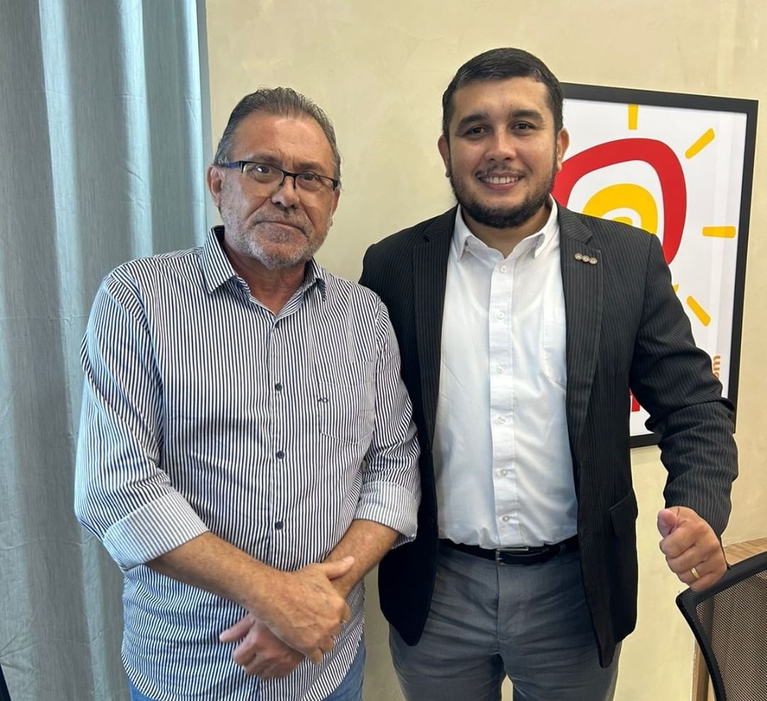 O jornalista Luiz Brandão e o presidente da ABBTUR-PI, Alex Albuquerque