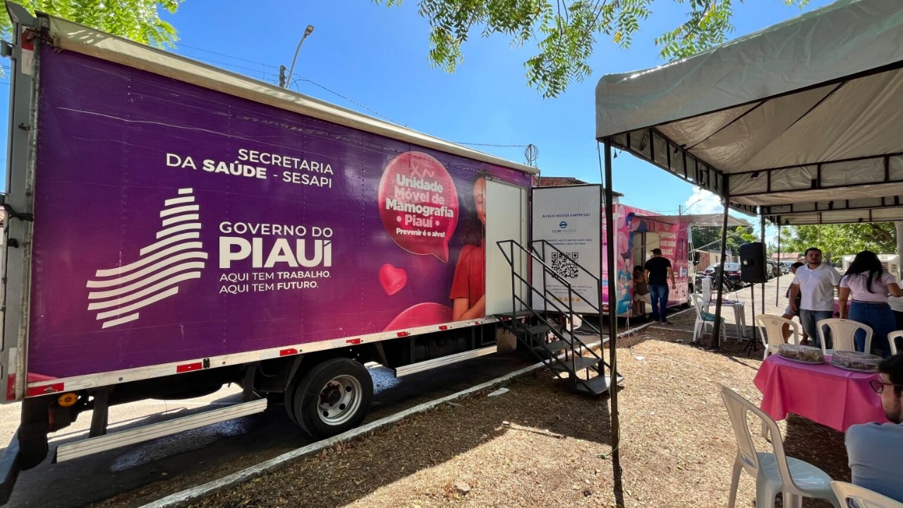 Caminhão da mamografia na Zona norte de Teresina