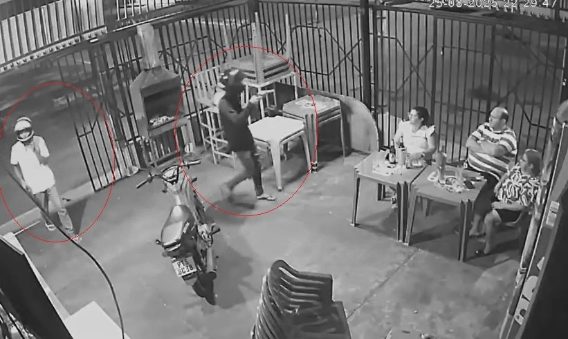 Criminosos fazem arrastão no restaurante Silvana Grill