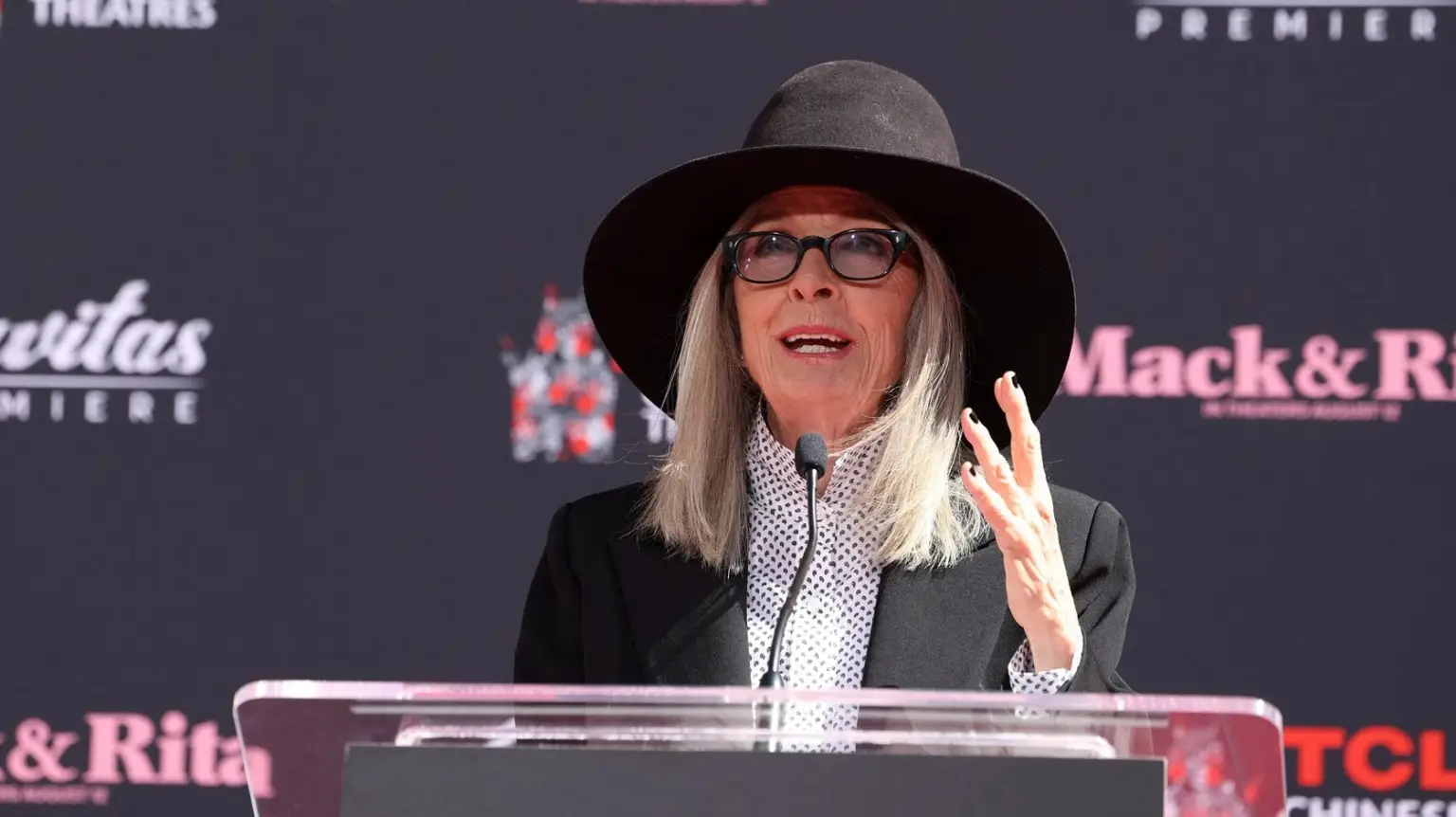 Atriz Diane Keaton foi vencedora do Oscar de Melhor Atriz de 1977