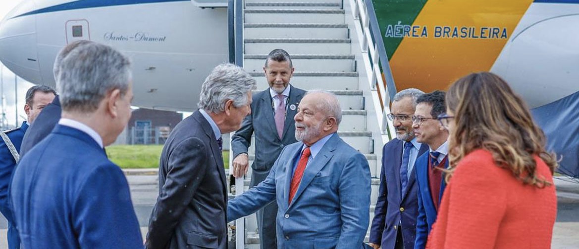 Lula chega ao Reino Unido