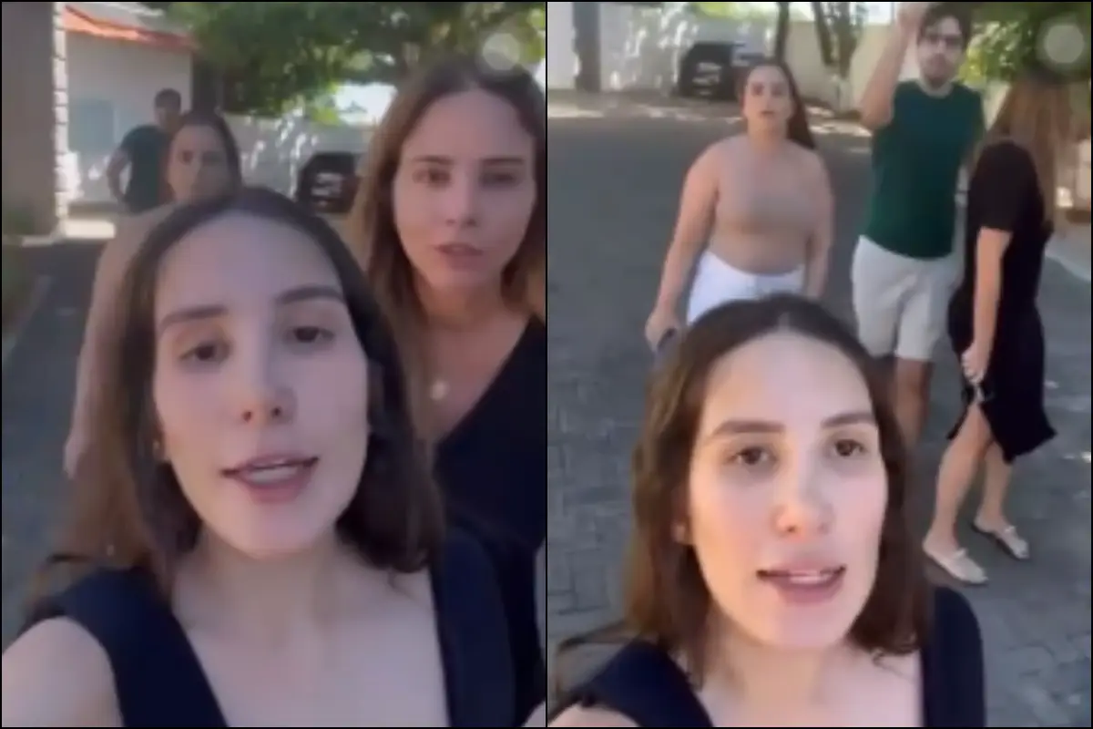 Cristina registrou discussão familiar em suas redes sociais