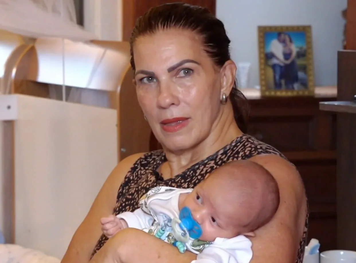 Beatriz já tinha dois filhos com mais de 40 anos e resolveu ter um bebê