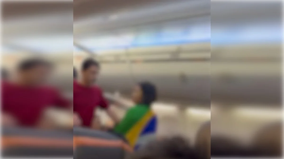 Bolsonarista causou tumulto em voo