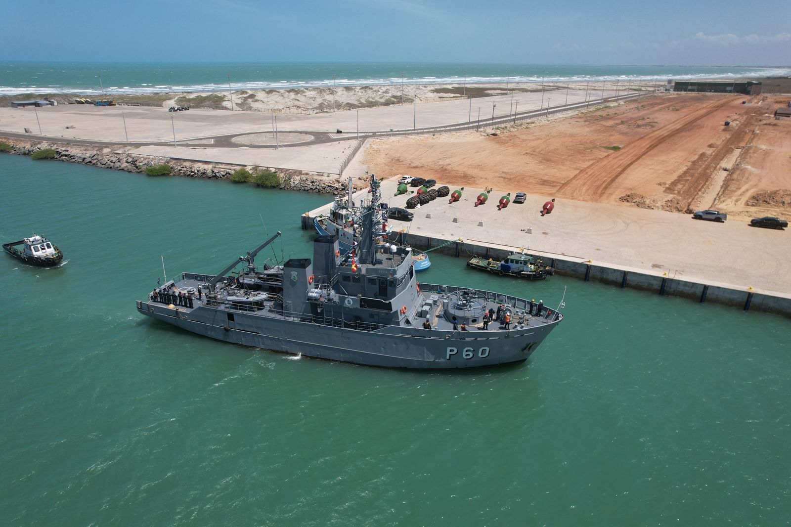 Navio é usado em operações de patrulha naval, inspeção naval, controle do tráfego aquaviário, busca e salvamento