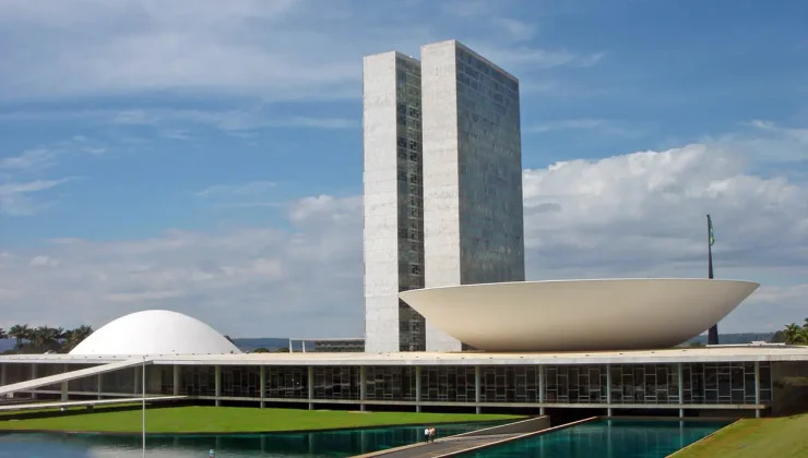 Fachada do Congresso Nacional, em Brasília