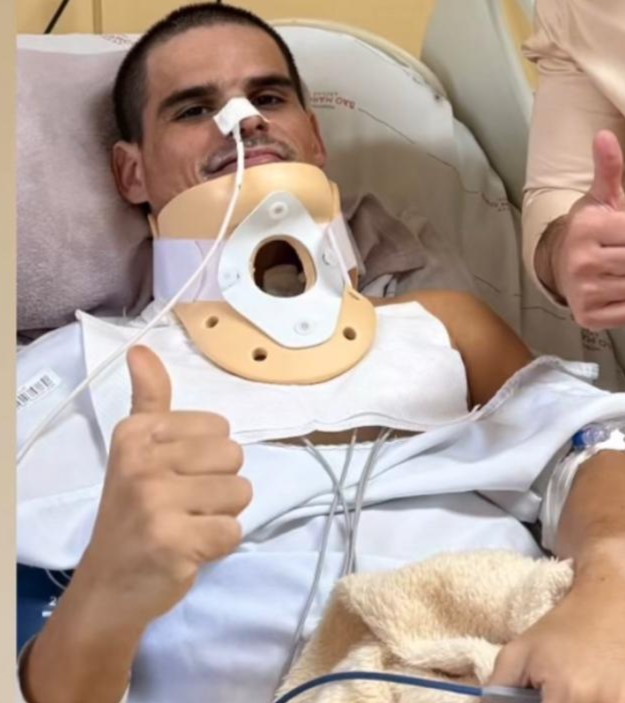 Médico Brenno Andrade foi hospitalizado após sofrer acidente de bicicleta